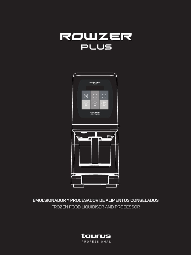 Instruktsiya Na Taurus Rowzer Plus Angl. | PDF | Agua | Alimentos