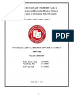 Foreign Trade University Faculty of Economics and International Business Advanced Program of International Business Economics