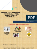 Perspectiva Ambiental, Una Mirada Hacia Participación Ciudadana