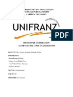 Investigación Vacuna Covid - Antropología