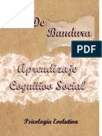 Bandura - Teoria Cognitivo Social Del Aprendizaje