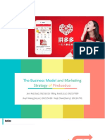 Business Model and Marketing Strategy of Pinduoduo