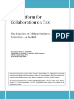 The Platform For Collaboration On Tax: The Taxation of Offshore Indirect Transfers - A Toolkit