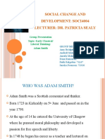 Adam Smith Social Change and Devpt PPP