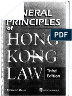 General Principles of Hong Kong Law (Third Edition) 