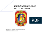 Universidad Nacional Jose Maria Arguedas: APELLIDOS Y NOMBRE: Huayana Pacheco Emerson CURSO: Contabilidad Empresarial