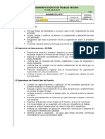 Procedimiento de conducción segura