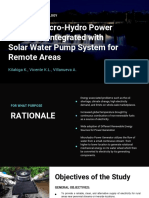 Off-Grid Micro-Hydro Power Generator Integrated With Solar Water Pump System For Rural Areas