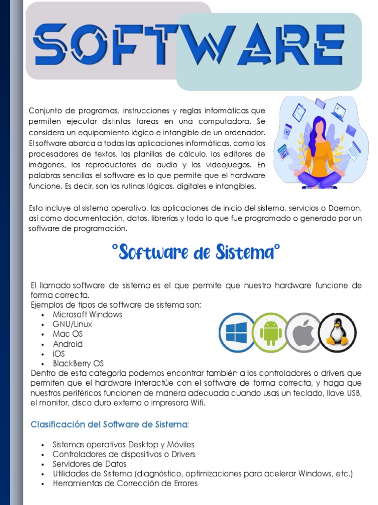 SOTFWARE | PDF | Software de la aplicacion | Hardware de la computadora