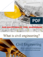 Sub-Disciplines of Civil Engineering