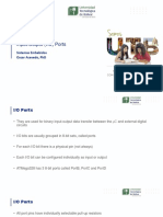Input/Output (I/O) Ports: Sistemas Embebidos Oscar Acevedo, PHD