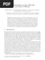 Implementation of The Aes-128 On Virtex-5 Fpgas