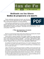 Medios de Prepararse A La Muerte - San Alfonso María de Ligorio