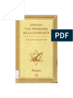 DELEUZE, Gilles (1968) - Spinoza y el problema de la expresión (Muchnik, Barcelona, 1996-1999)