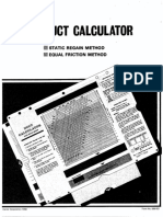 Carrier Duct Calculator - Estatic Regain