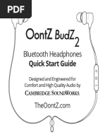 Bluetooth Headphones: Quick Start Guide