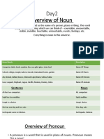Day2 Overview of Noun