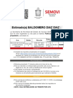 Cita Semovi 11 de Junio de 2021