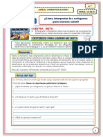 6º Ficha Comunicacion Como Interpretar Los Octogonos para Nuestra Salud 15 Set.