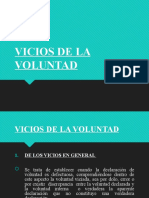 Vicios de La Voluntad