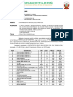 Informe Nº09 Pago Materiales Ie. Pedro Saldaña