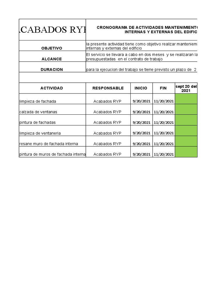Cronograma Ryp | PDF | Informática | Tecnología