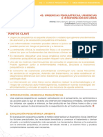 Puntos Clave: 45. Urgencias Psiquiátricas. Urgencias E Intervención en Crisis