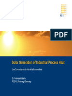 Solar Generation of Industrial Process Heat: Projects in Solar Energy