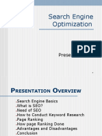 Search Engine Optimization: Presented by
