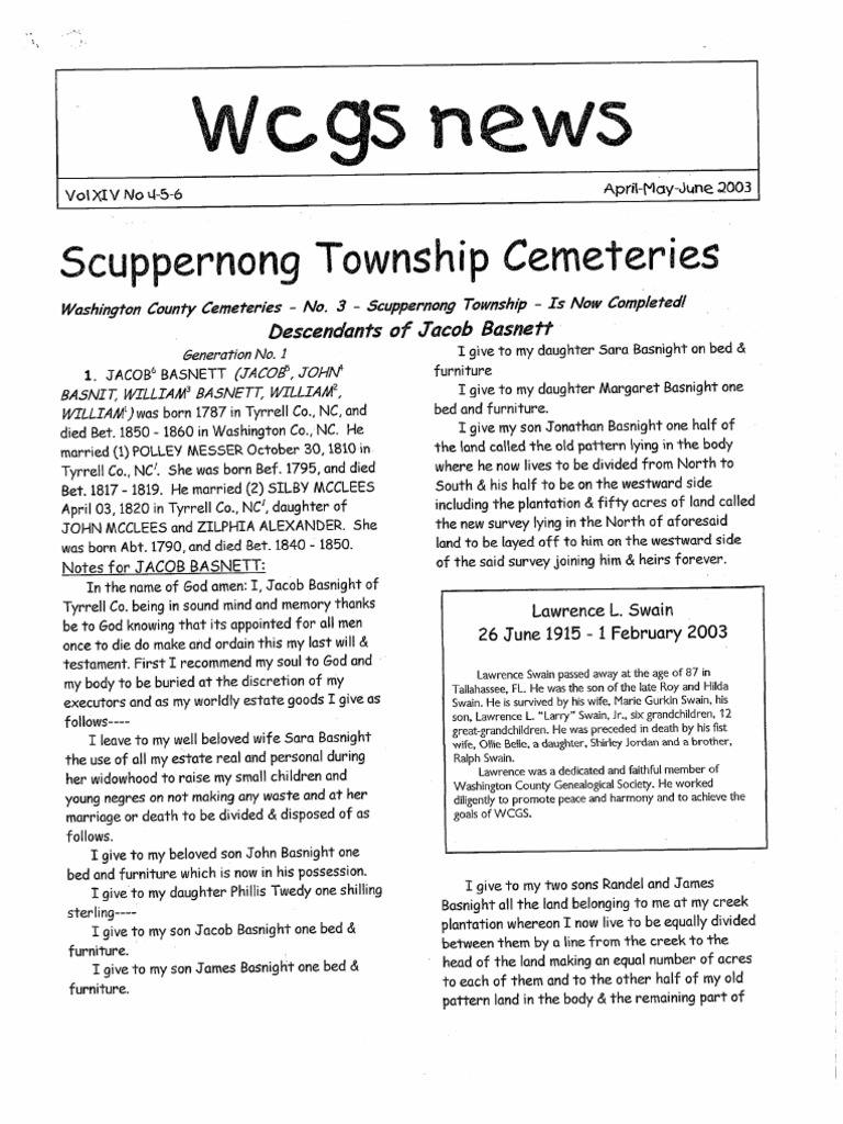 WCGS News - Apr-Jun 2003 | PDF | Travel