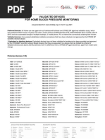 Validated Devices For Home Blood Pressure Monitoring