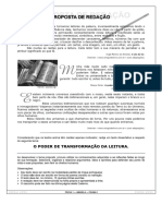 O Poder de Transformação Da Leitura Proposta