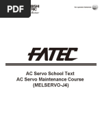 AC Servo School Text AC Servo Maintenance Course (Melservo-J4)