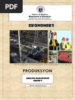 Detailed Lesson Plan For Araling Panlipunan - Konsumo at Produksyon | PDF