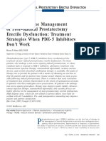 Advances in the Management of Post Radical Prostatectomy Erectile Dysfunction Treatment Strategies When PDE5 Inhibitors Don’t Work