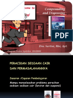 Peracikan Sediaa Cair Dan Permasalahannya Digabungkan