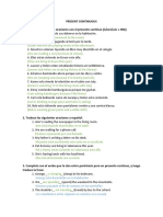 PDF PRESENT CONTINUOUS Laboratorio Jueves 28 Mayo