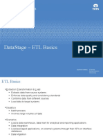 Introduction To ETL and DataStage