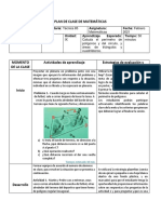 Plan de Clase de Matemáticas. Examen Final