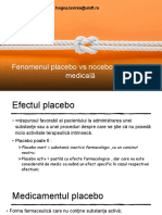 PPT-Fenomenul Placebo vs Nocebo În Practica Medicală