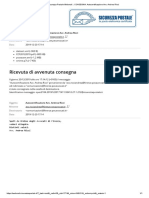 Sicurezza Postale Webmail - CONSEGNA - Autocertificazione Avv. Andrea Ricci