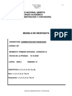 661 Primera Integral 1 - 7 Lapso Versión 1 UNIVERSIDAD NACIONAL ABIERTA VICERRECTORADO ACADÉMICO ÁREA - ADMINISTRACION Y CONTADURIA