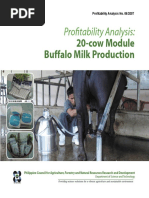 20-Cow Module Buffalo Milk Production: Profi Tability Analysis