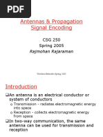 Antennas & Propagation Signal Encoding: CSG 250 Spring 2005