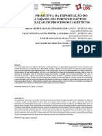 Artigo 1 - A Cadeia Produtiva Da Exportação Do Açúcar A Granel No Porto de Santos Automatização de Processos Logísticos