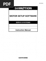 Sanmotion Motor Setup m0010842l