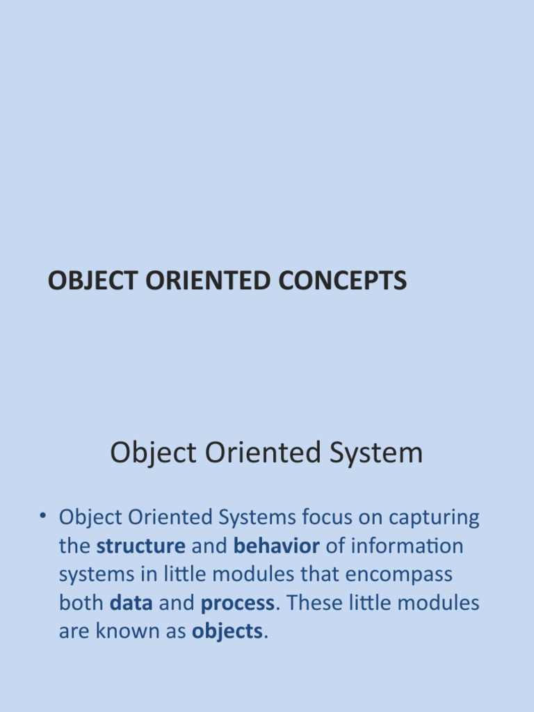 SAD 03 Object Oriented Concepts | PDF | Inheritance (Object Oriented ...
