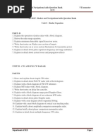 EC6015 - Radar and Navigational Aids Question Bank VII Semester ECE