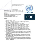 UN Deputy Special Representative Welcomes Announcement On Women's Representation For Remaining Upper House Seats in Jubaland