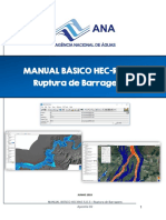 Manual básico HEC-RAS 5.0.3 para simulação de ruptura de barragem